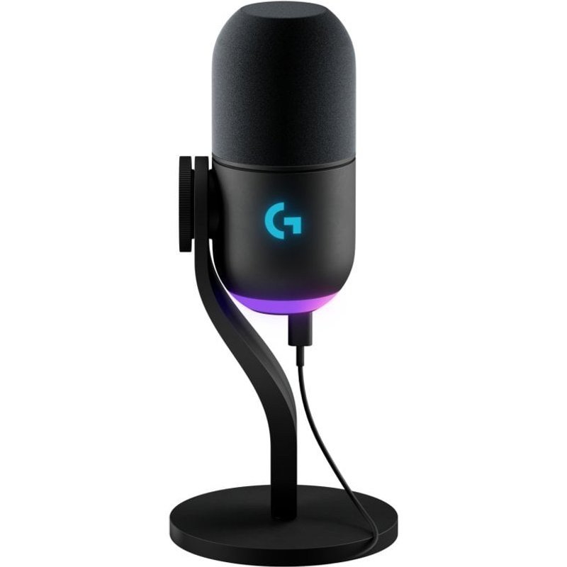 Microphone gaming Logitech G Yeti GX RVB dynamique avec Lightsync Noir