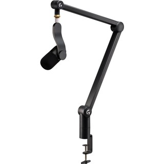 Microphone gaming Logitech G Yeticaster GX avec bras articulé Noir