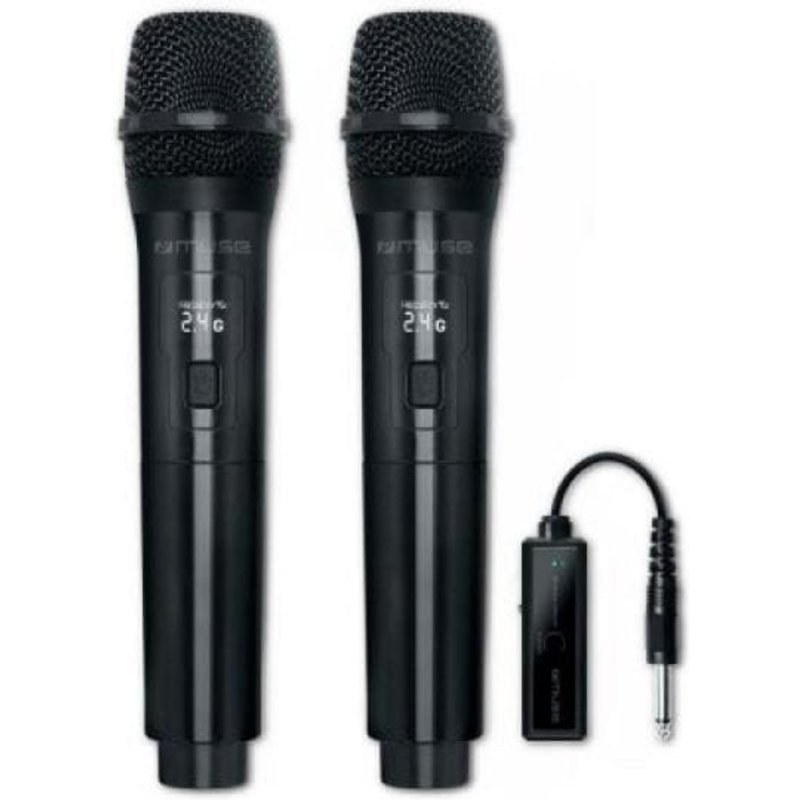 Double microphone sans fil Muse MC-50 WI Noir