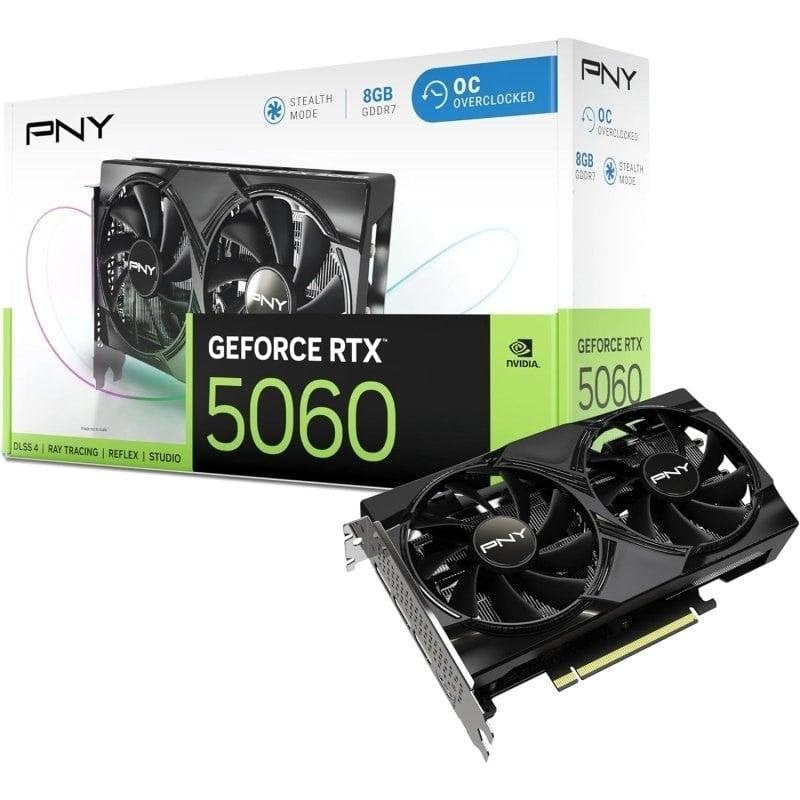 Pny Carte Graphique NVIDIA GeForce RTX 5060 8G Oc