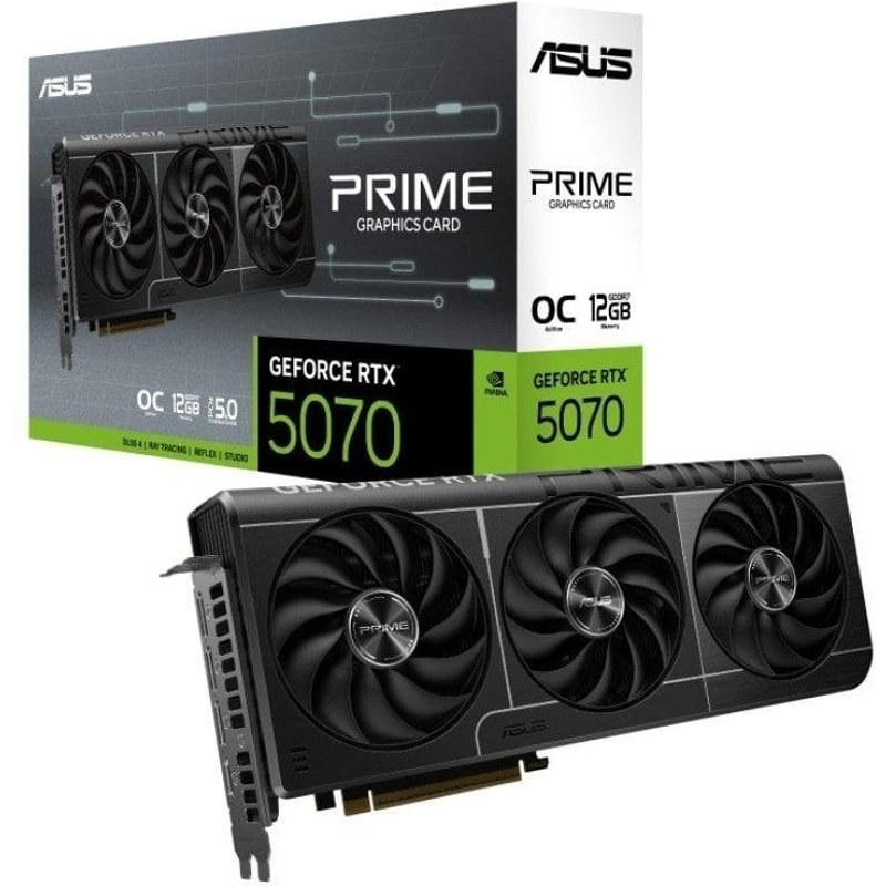 ASUS Carte Graphique Prime NVIDIA GeForce RTX 5070 12G Oc