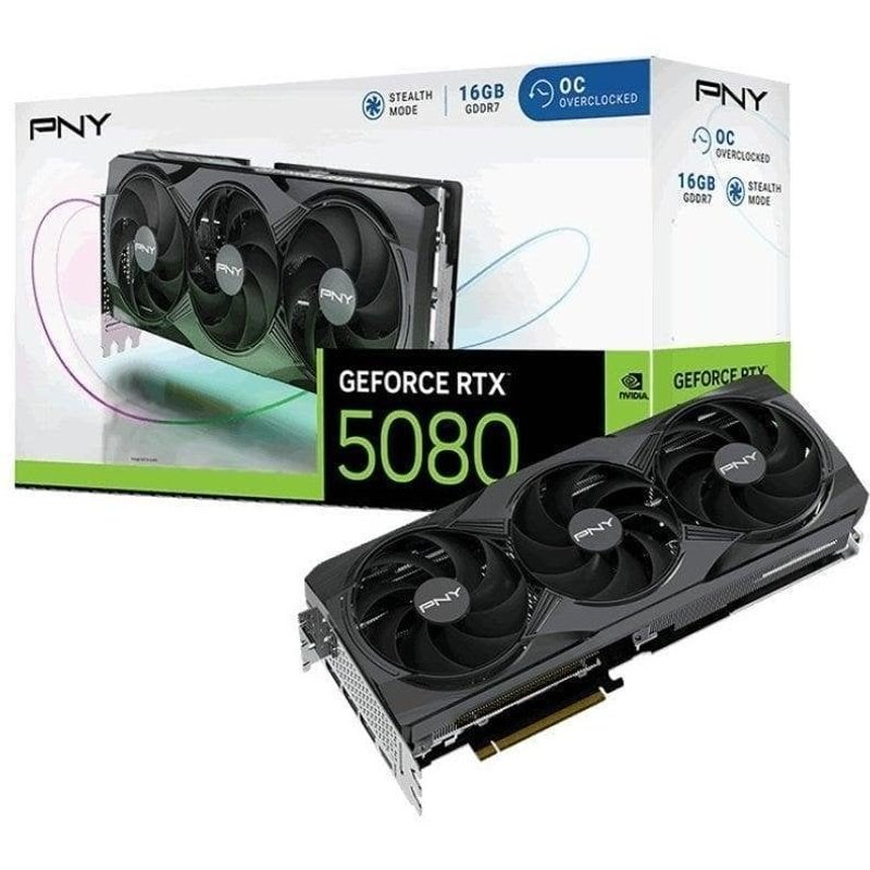 Pny Carte Graphique NVIDIA GeForce RTX 5080 16G Oc