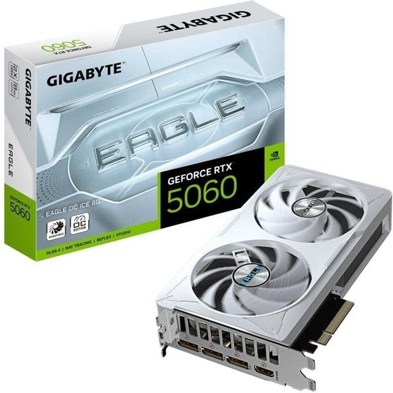 Gigabyte Carte Graphique NVIDIA GeForce RTX 5060 8G Eagle Oc Ice