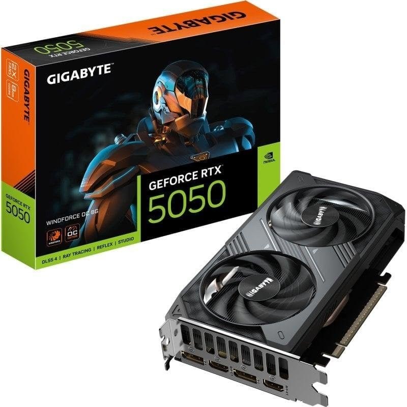 Gigabyte Carte Graphique NVIDIA GeForce RTX 5050 Windforce Oc 8G