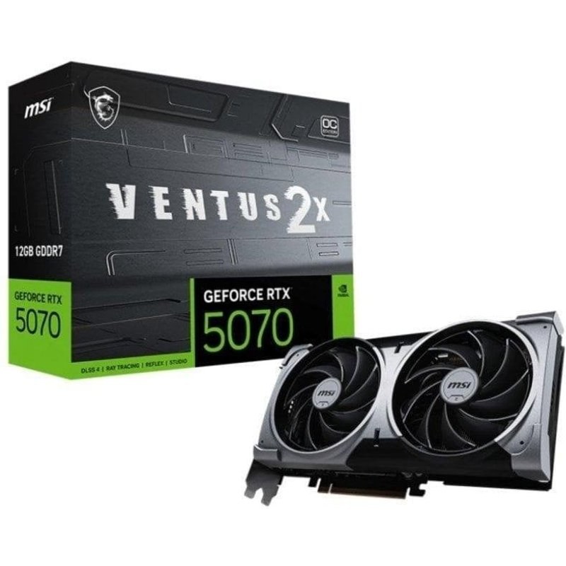 MSI Carte Graphique NVIDIA GeForce RTX 5070 12G Ventus Oc Et