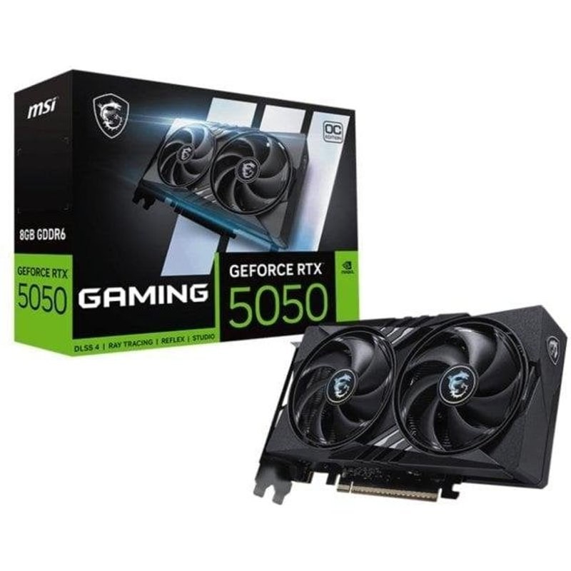 MSI Carte Graphique NVIDIA GeForce RTX 5050 8G Gaming Oc