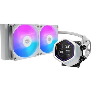 Kit Watercooling Cooler Master MasterLiquid Core Nex Digital 240 ARGB Blanc