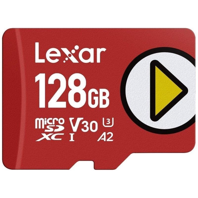 Carte mémoire Lexar microSDXC™ UHS-I Cards Play 128 Go Rouge