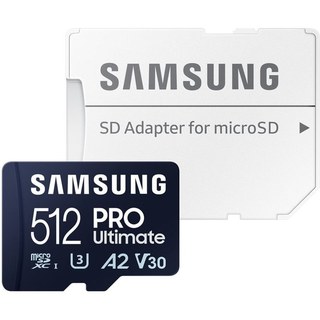 Carte mémoire microSDXC Samsung Pro Ultimate 512 Go Bleu