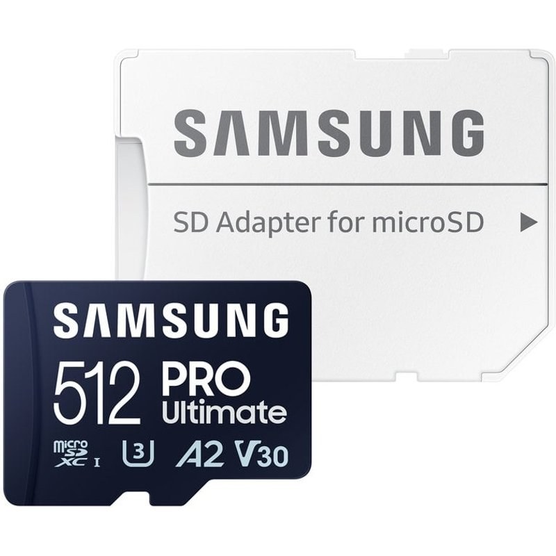 Carte mémoire microSDXC Samsung Pro Ultimate 512 Go Bleu