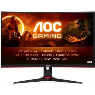 AOC G2 C27G2E/BK écran plat de PC 68,6 cm (27 ) 1920 x 1080 pixels Full HD Noir, Rouge