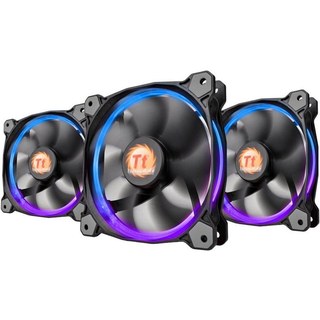Thermaltake Riing 14 LED RGB Ventilateur 140 mm Pack 3 Ventilateurs