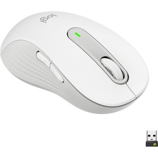Logitech Signature M650 L souris optique sans fil gaucher gaucher 2000 DPI blanc brut