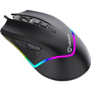 Souris de jeu optique UNYKAch NOVA M244 RVB 6400 DPI
