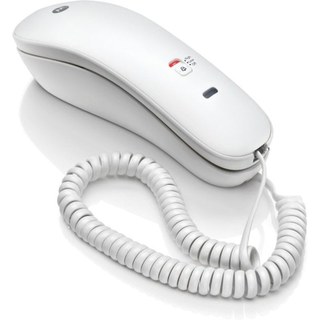 Gondole de téléphone fixe Motorola CT50 avec indicateur d'appel visuel blanc