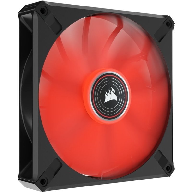 Corsair ML140 LED ELITE Premium Ventilateur PWM à lévitation magnétique 140 mm Rouge