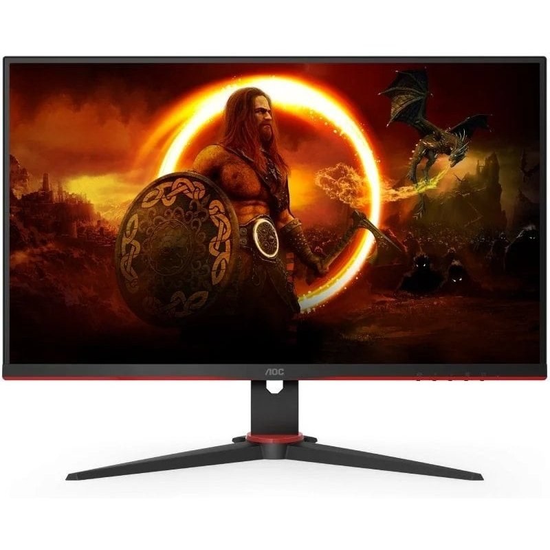 AOC 27G2SAE/BK écran plat de PC 68,6 cm (27") 1920 x 1080 pixels Full HD LED Noir, Rouge