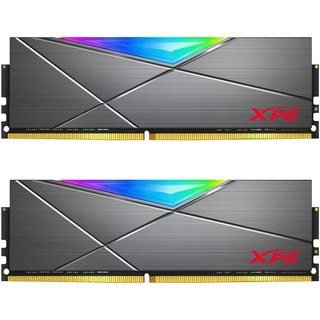 Adata XPG Spectrix D50 RGB DDR4 3200 MHz PC4-25600 16 Go 2X8GO CL16 Gris Tungstène