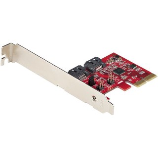 StarTech.com Carte PCI Express SATA 2 ports - Carte Contrôleur PCIe SATA - 6GBPS - ASM1166