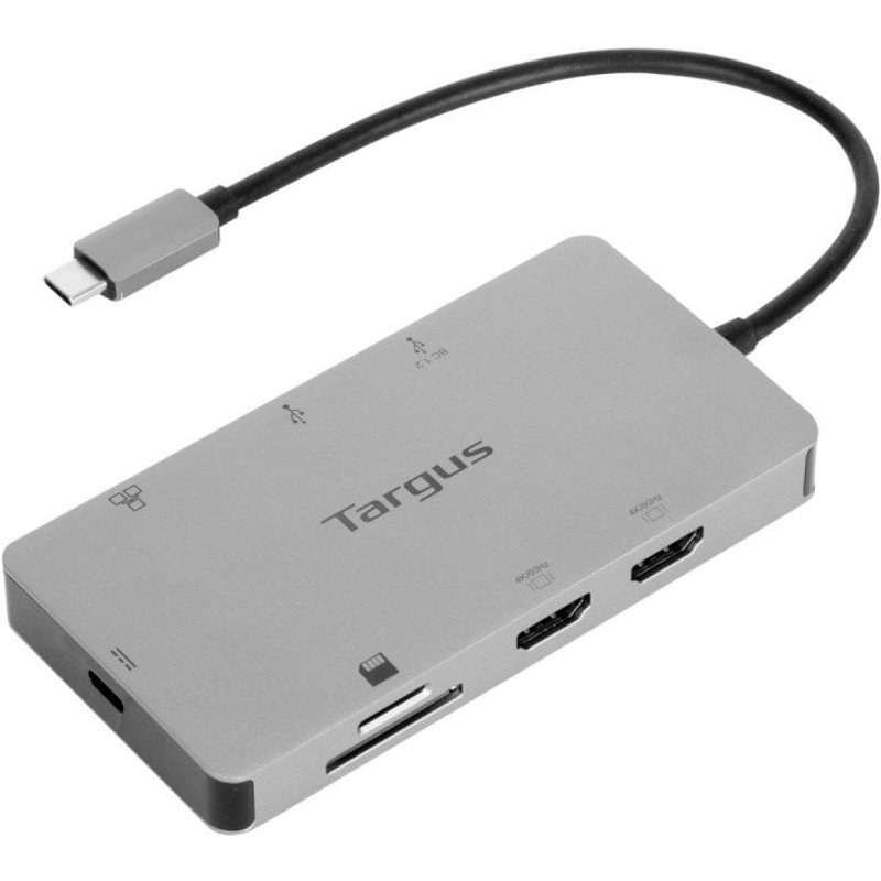 Station d'accueil Targus USB-C Dual HDMI 4K avec alimentation 100 W Pass-Thru