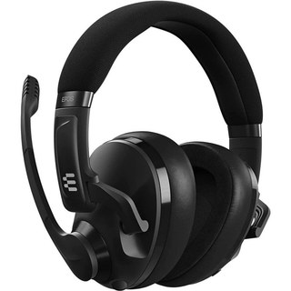 Casque de jeu sans fil hybride Epos H3 avec acoustique fermée noir
