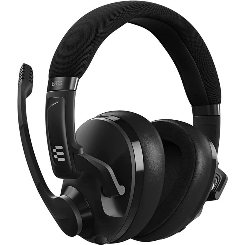 Casque de jeu sans fil hybride Epos H3 avec acoustique fermée noir