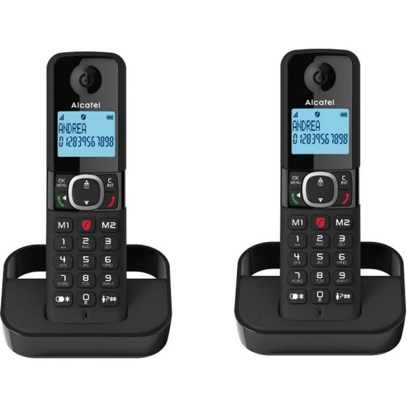 Téléphones fixes sans fil Alcatel F860 Duo Noir