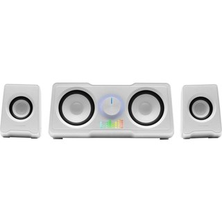 Haut-parleurs Mars Gaming MS22W 2.2 RGB Flow avec subwoofer 35W Blanc