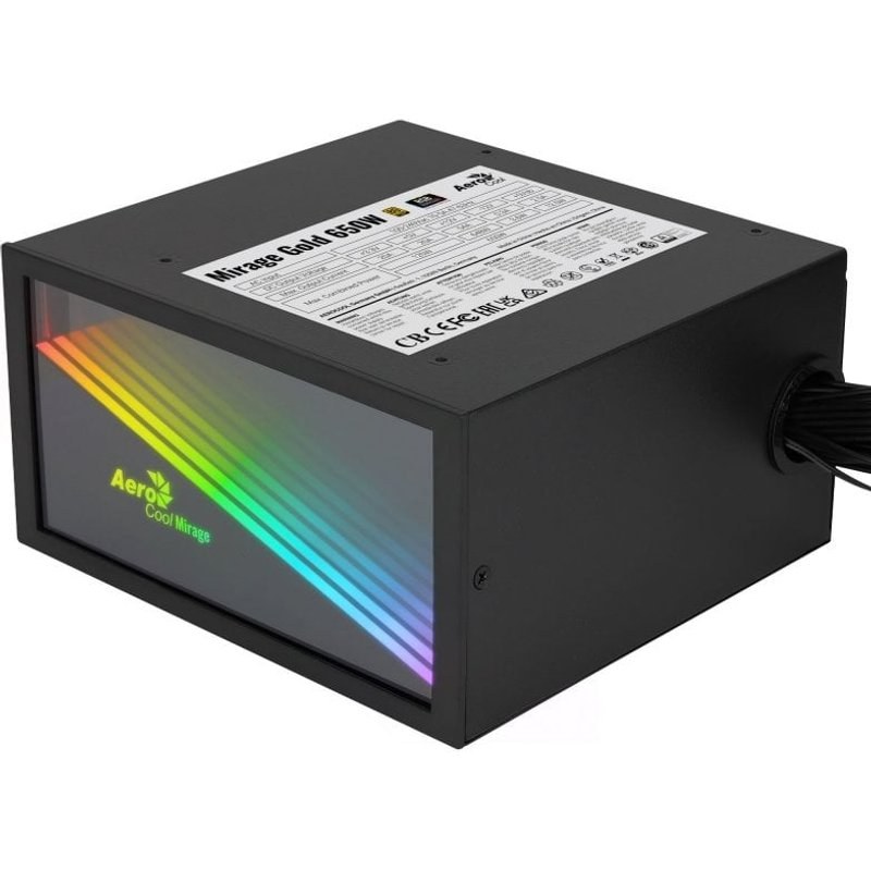 Aerocool Mirage Or RVB 650W 80 Plus Or