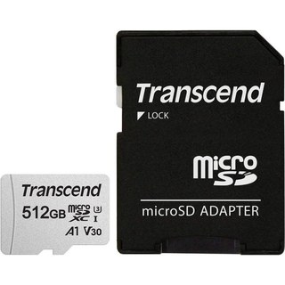 Transcend 300S MicroSDXC 512 Go UHS-I U3 V30 A1 Classe 10
