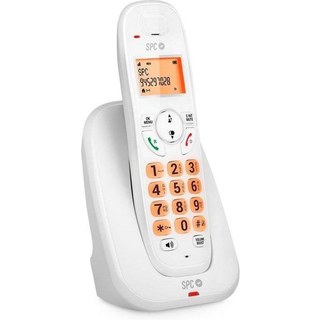 SPC Kairo Téléphone Fixe Sans Fil Grandes Touches Blanc