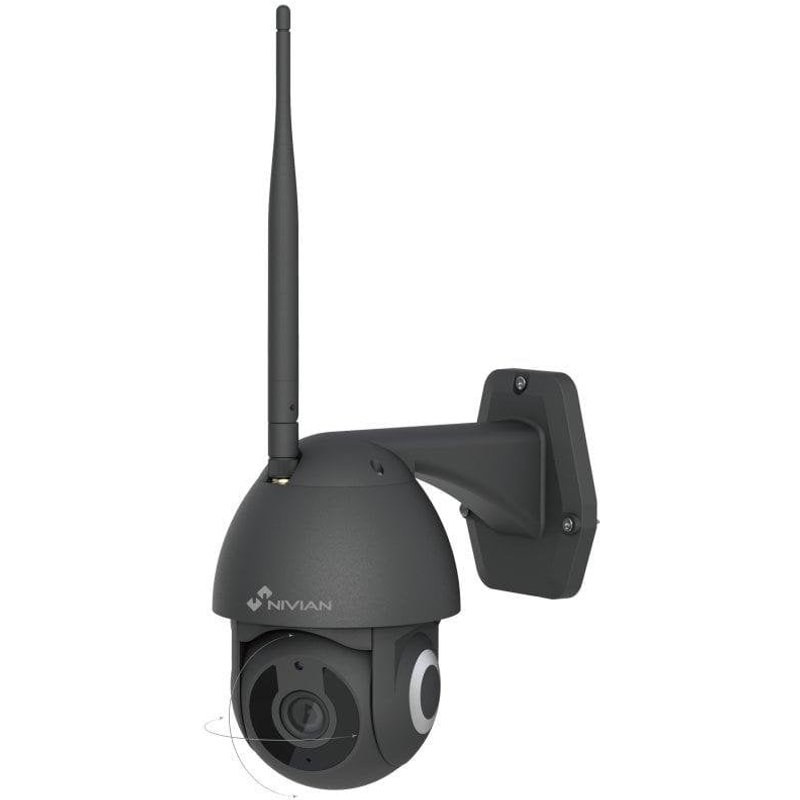 Caméra de surveillance Nivian NVS-IPC-0S2B 2K Vision Nocturne Intérieur et Extérieur Détection