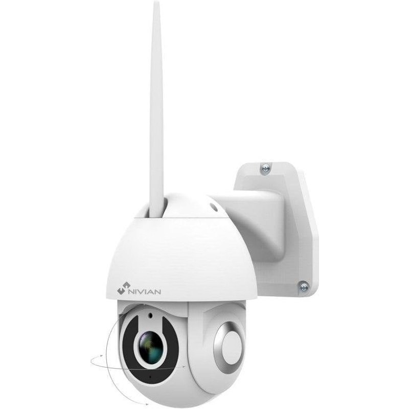 Caméra de surveillance Nivian NVS-IPC-0S2 2K Vision Nocturne Intérieur et Extérieur Détection