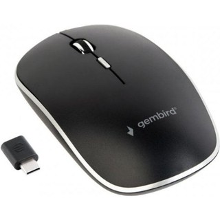 Gembird MUSW-4BSC-01 souris Ambidextre RF Wireless + USB Type-C Optique 1600 DPI