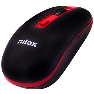 Souris optique sans fil Nilox 1600 DPI rouge