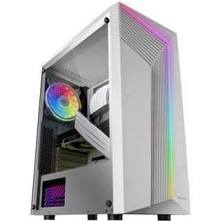 Mars Gaming MC-X7 ARGB USB 3.0 Blanc avec Fenêtre