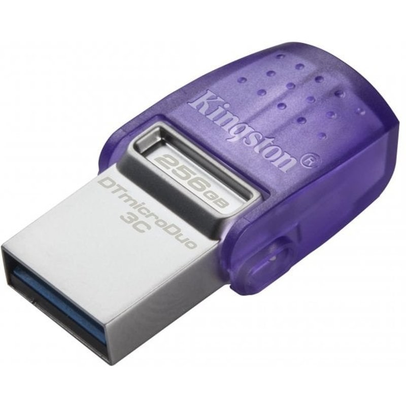 Kingston Technology DataTraveler microDuo 3C lecteur USB flash 256 Go USB Type-A / USB Type-C