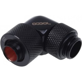 Alphacool Raccord Pivotant 90° G1/4 13/10 mm Profond Noir