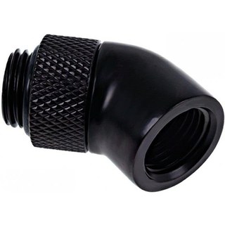 Refrigeration Liquide Alphacool Racor Giratoire 45° G1/4 Noir