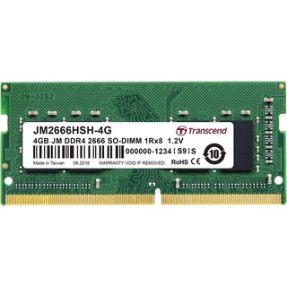 Transcend JetRam DDR4 SO-DIMM 2666 MHz 4 Go CL19