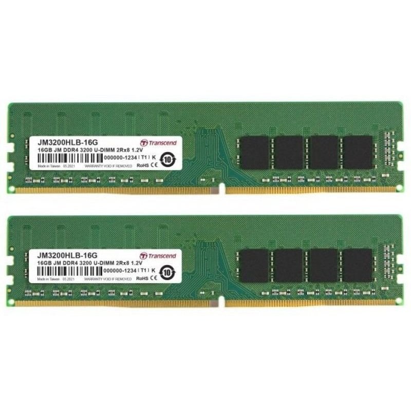 Transcend JetRam DDR4 3200 MHz 16 Go 2 x 8 Go CL22