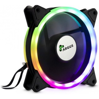 Inter-Tech Argus RS-041 RVB Ventilateur 120 mm Noir
