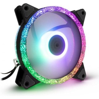 Inter-Tech Argus RS-071 RGB Ventilateur RVB avec effet cristal 120 mm