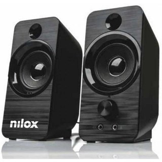 Nilox Enceintes de bureau 6W Noir