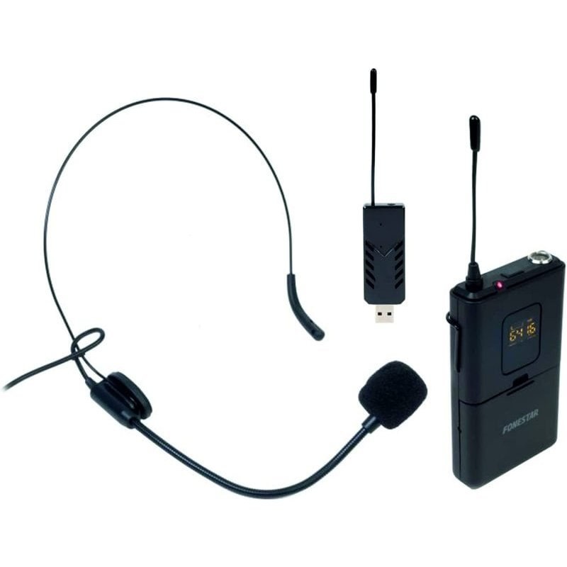 Fonestar WI-MIC Microphone de poche sans fil UHF/USB