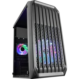Mars Gaming MC-S2 Boîtier PC Micro-ATX FRGB USB 3.0 avec Fenêtre Noir