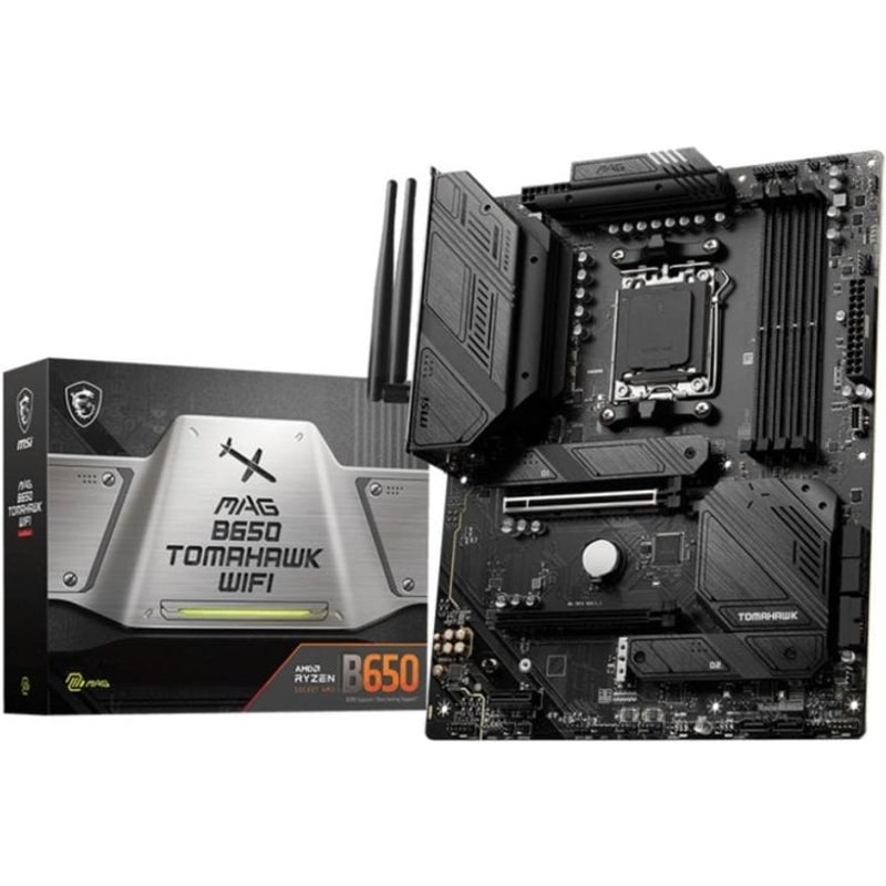 Carte mère MSI MAG B650 Tomahawk Wi-Fi B650 AM5 DDR5 ATX Wi-Fi 6E 2.5GBE M.2 PCIe 4.0