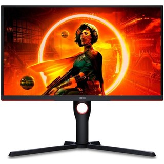 AOC G3 25G3ZM/BK écran plat de PC 62,2 cm (24.5") 1920 x 1080 pixels Full HD Noir, Rouge