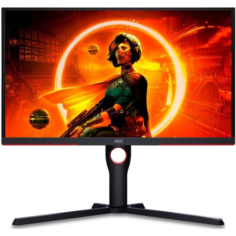 AOC G3 25G3ZM/BK écran plat de PC 62,2 cm (24.5") 1920 x 1080 pixels Full HD Noir, Rouge