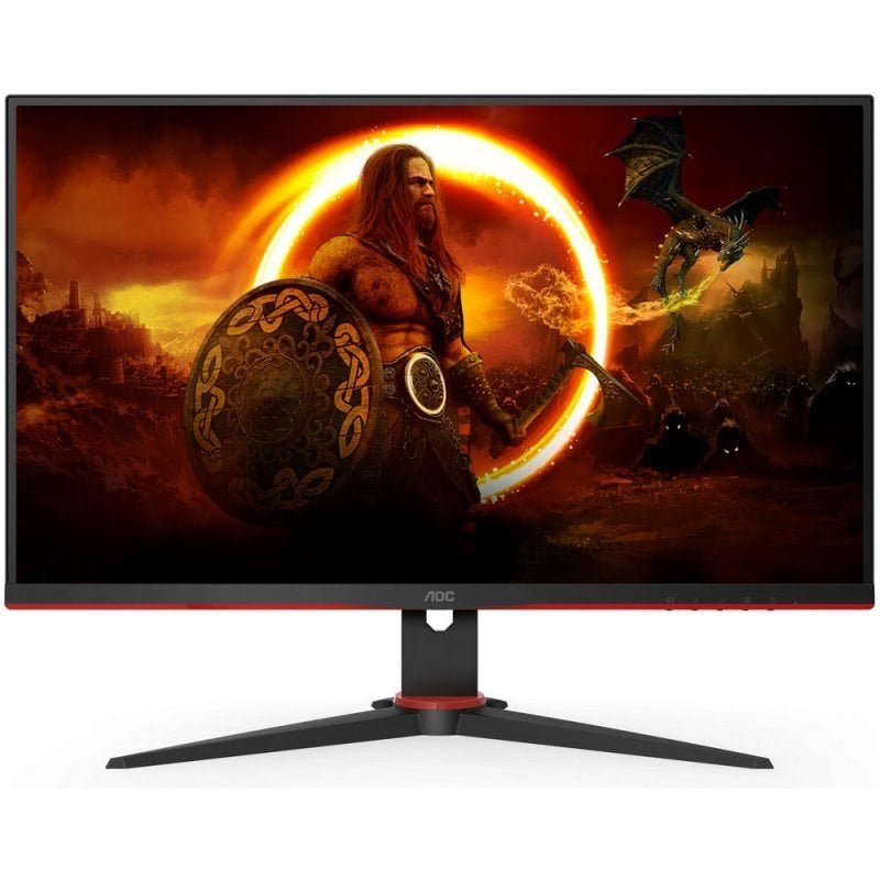 AOC G2 Q27G2E/BK écran plat de PC 68,6 cm (27") 2560 x 1440 pixels Quad HD Noir, Rouge
